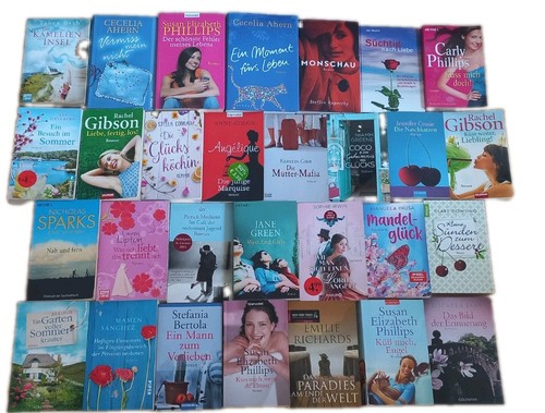 Liebesromane bücher paket - 29,