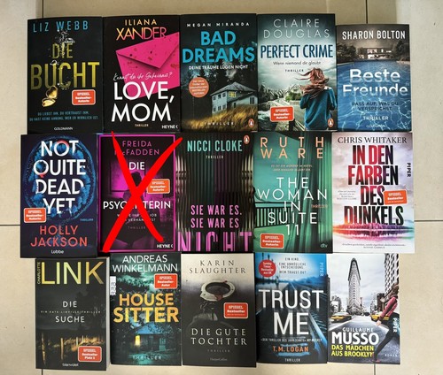 Auswahl bücher thriller - bücher, /